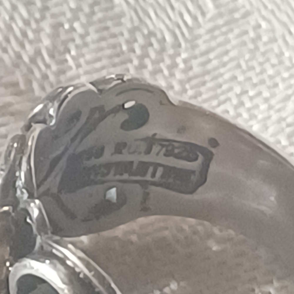 Konstantino Diamond Scroll Ring, SS &18k, Size 5.5 - Picture 10 of 13